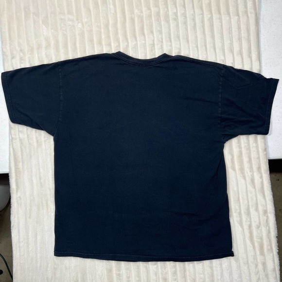 Wester Bull Vintage Faded Distressed XL Black Brown Graphic Short Sleeve T-Shirt - Picture 5 of 7